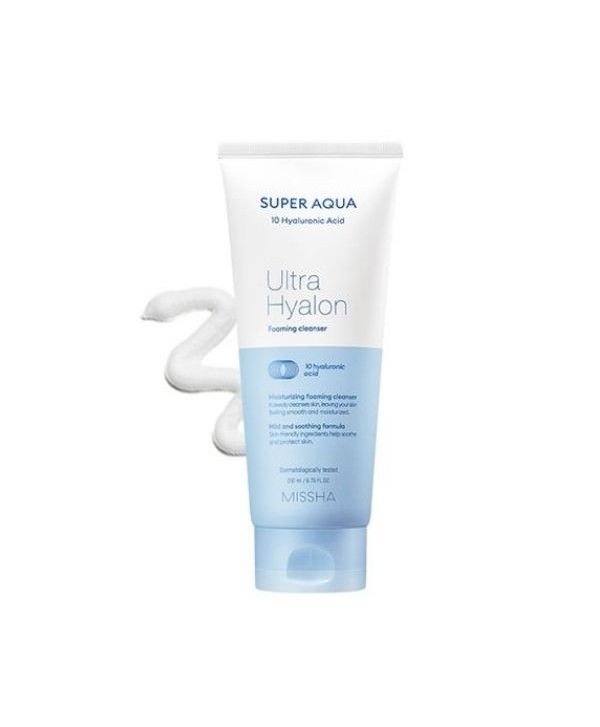 MISSHA Super Aqua Ultra Hyalron Cleansing Foam 200ml