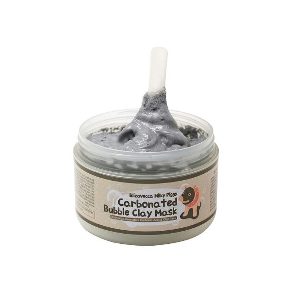 ELIZAVECCA Milky Piggy Carbonated Bubble Clay Mask 100 ml 2 ELIZAVECCA Milky Piggy Carbonated Bubble Clay Mask texture