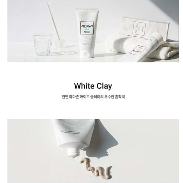 HEIMISH All Clean White Clay Foam 150g 3 HEIMISH All Clean White Clay Foam 150 g - Detergente viso