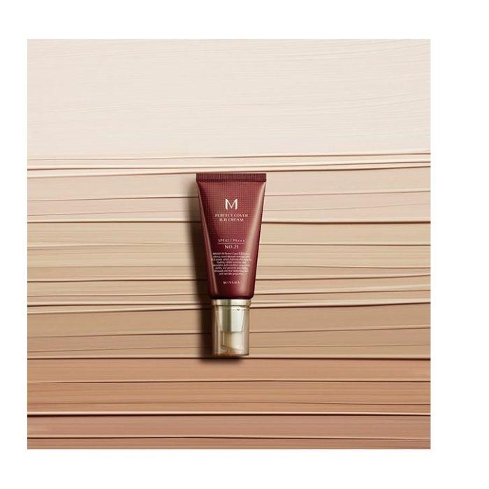 MISSHA M Perfect Cover BB Cream SPF42/PA+++ No. 27 Honey Beige - 20 ml 2 MISSHA M Perfect Cover BB Cream SPF42/PA+++ No. 27 Honey Beige - 20 ml