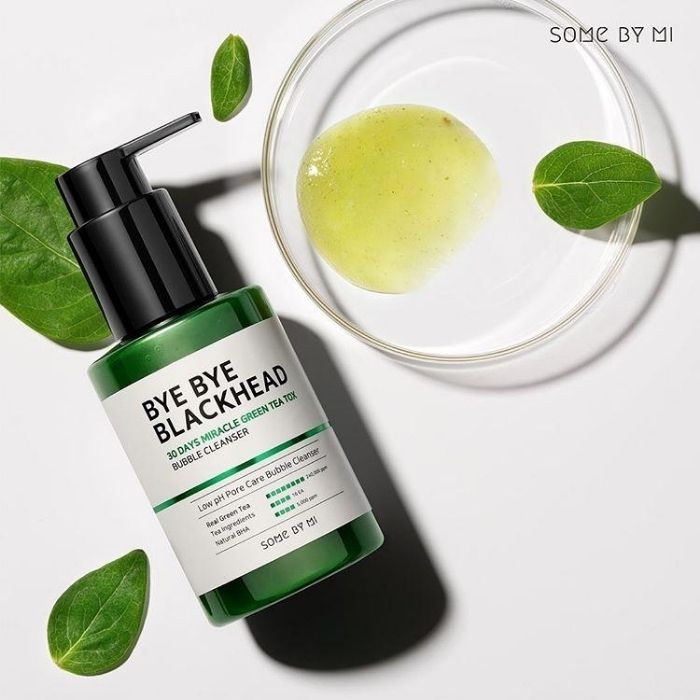 SOMEBYMI Bye Bye Blackhead 30 Days Miracle Green Tea Tox Bubble Cleanser 120 gr 4 SOMEBYMI Bye Bye Blackhead 30 Days Miracle Green Tea Tox Bubble Cleanser 120 gr - Detergente bubble