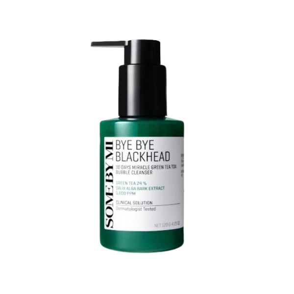 SOMEBYMI Bye Bye Blackhead 30 Days Miracle Green Tea Tox Bubble Cleanser 120 gr 1 SOMEBYMI Bye Bye Blackhead 30 Days Miracle Green Tea Tox Bubble Cleanser