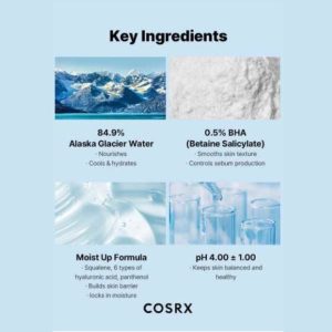 COSRX One Step Moisture Up Pad 70pz 7 COSRX One Step Moisture Up Pad ingredients