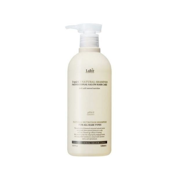 Cuoio capelluto grasso: rimedi e trattamenti 4 LADOR TripleX3 Natural Shampoo 530ml