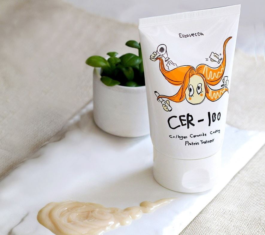 ELIZAVECCA Collagen Ceramide Coating Protein Treatment 100ml 4 ELIZAVECCA Collagen Ceramide Coating Protein Treatment 100ml - Maschera per capelli