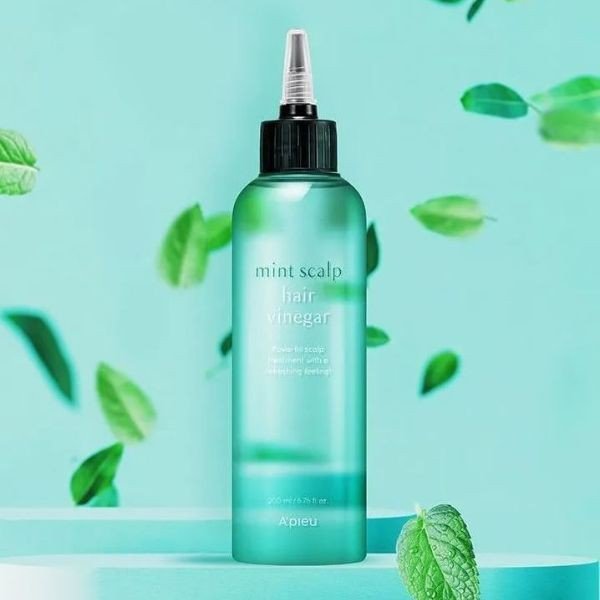 A'PIEU Mint Scalp Hair Vinegar 200ml 4 A'PIEU Mint Scalp Hair Vinegar 200ml - Lozione purificante per cuoio capelluto