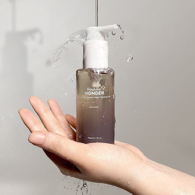 HARUHARU WONDER Black Rice Moisture Deep Cleansing Oil 150ml 6 HARUHARU WONDER Black Rice Moisture Deep Cleansing Oil 150ml - Olio detergente