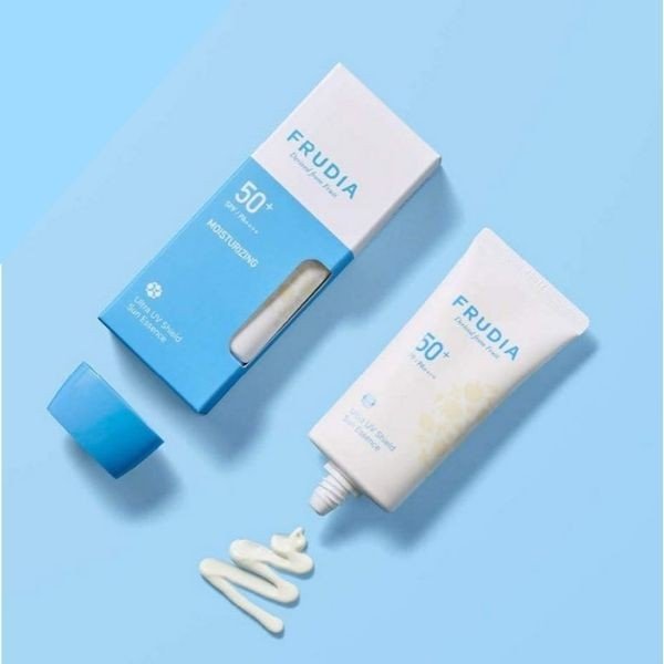FRUDIA Ultra UV Shield Sun Essence SPF50+ PA++++ 50g 2 FRUDIA Ultra UV Shield Sun Essence SPF50+ PA++++ 50g - Protezione solare