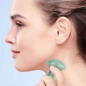 SUN & SIA Mushroom Gua Sha Jade 1pc - Pietra Gua sha
