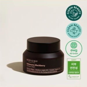 MARY & MAY Idebenone + Blackberry Complex Intensive Cream 70g - Crema viso 9 MARY & MAY Idebenone + Blackberry Complex Intensive Cream 70g - Crema viso