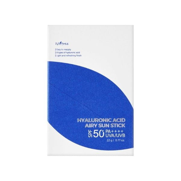 ISNTREE Hyaluronic Acid Airy Sun Stick SPF 50+ PA ++++ 22g 3 ISNTREE Hyaluronic Acid Airy Sun Stick SPF 50+ PA ++++ 22g - Stick solare