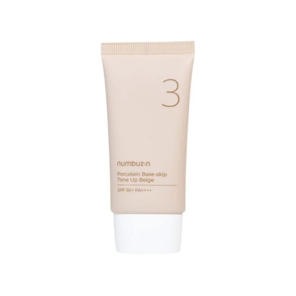 NUMBUZIN No.3 Porcelain Base-skip Tone Up Beige spf50+ pa++++ 50ml