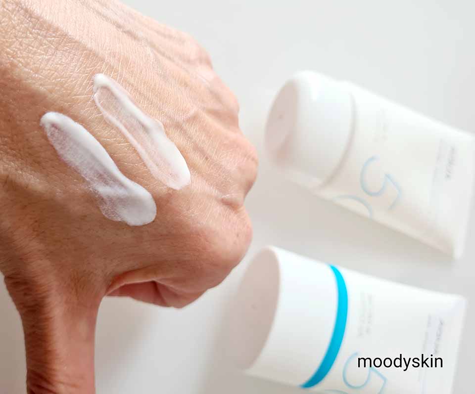 MISSHA All Around Safe Block Aqua Sun SPF50+/PA++++ 50ml (versione 2022) Review 2 Missha aqua sun texture