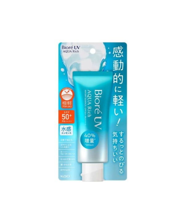 Protezione solare e abbronzatura: la guida 23 biore uv aqua rich watery essence sunscreen spf50 pa 50g 1