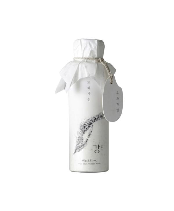 Polveri enzimatiche nella skincare coreana 7 house of dohwa rice bran powder wash 60g