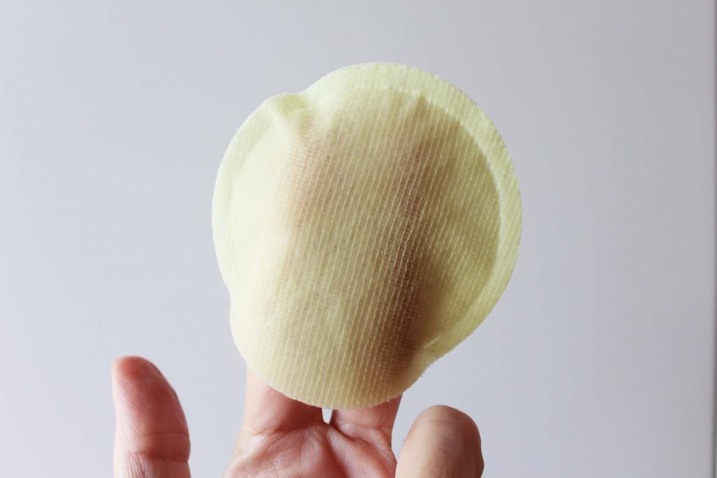 lato garzato pad esfoliante