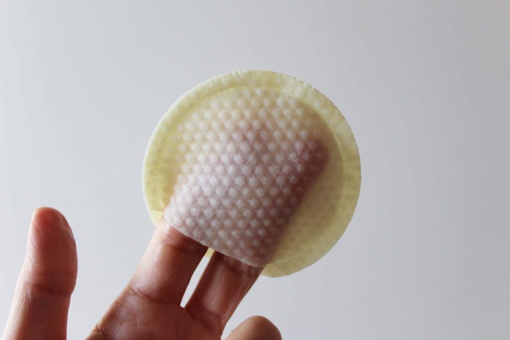 lato goffrato pad esfoliante