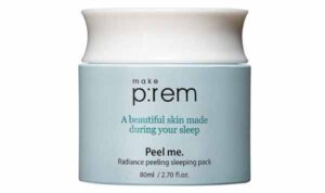 Esfoliazione chimica: che cos'è e come farla 15 MAKE PREM Radiance peeling sleeping pack