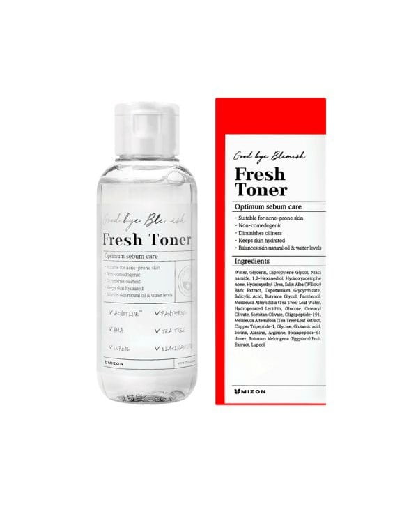 mizon good bye blemish fresh toner 120ml
