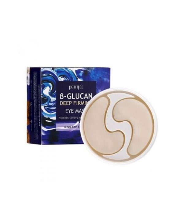 Funghi nella skincare coreana: attivi cosmetici dalle mille proprietà 10 petitfee b glucan deep firming eye mask 60 pz 1