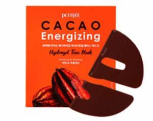 Cacao e cioccolato ingredienti golosi per la nostra pelle 4 petitfee cacao energizing hydrogel face mask