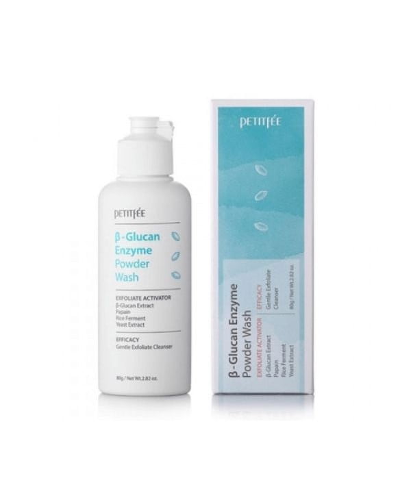 Polveri enzimatiche nella skincare coreana 10 petitfee powder wash b glucan enzyme 80g 2