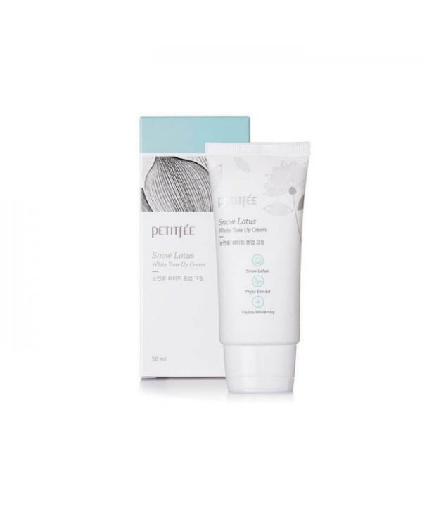 petitfee snow lotus white tone up cream 50ml