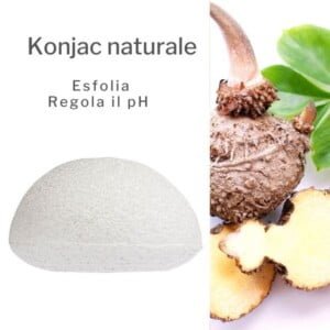 SUN & SIA Spugna KONJAC Naturale 1pc 8 SUN & SIA Spugna KONJAC Naturale 1pc