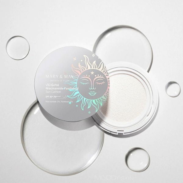 MARY & MAY Vegan Niacinamide Panthenol Sun Cushion SPF50+/PA++++ 25g - Cushion solare 6 MARY & MAY Vegan Niacinamide Panthenol Sun Cushion SPF50+/PA++++ 25g - Cushion solare
