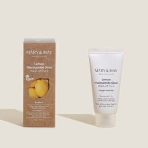 MARY & MAY Lemon Niacinamide Glow Wash off Pack 30g - Esfoliante viso a risciacquo
