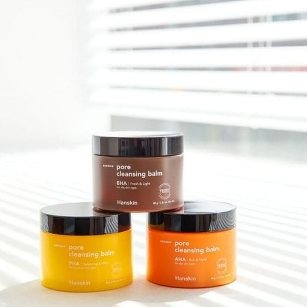 HANSKIN Pore Cleansing Balm AHA 80g 4 HANSKIN Pore Cleansing Balm AHA 80g - Balsamo struccante