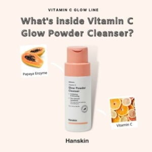 HANSKIN Vitamin C Glow Powder Cleanser 70g - Detergente enzimatico