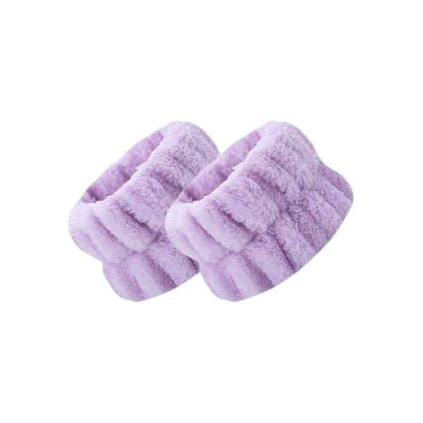 Polsini per Skincare Anti-goccia Purple - 2pcs 1 Polsini per Skincare Anti-goccia Purple - 2pcs