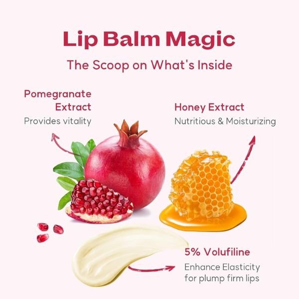 FRUDIA Pomegranate Honey 3 in 1 Lip Balm 10ml 3 FRUDIA Pomegranate Honey 3 in 1 Lip Balm 10ml - Balsamo labbra volumizzante