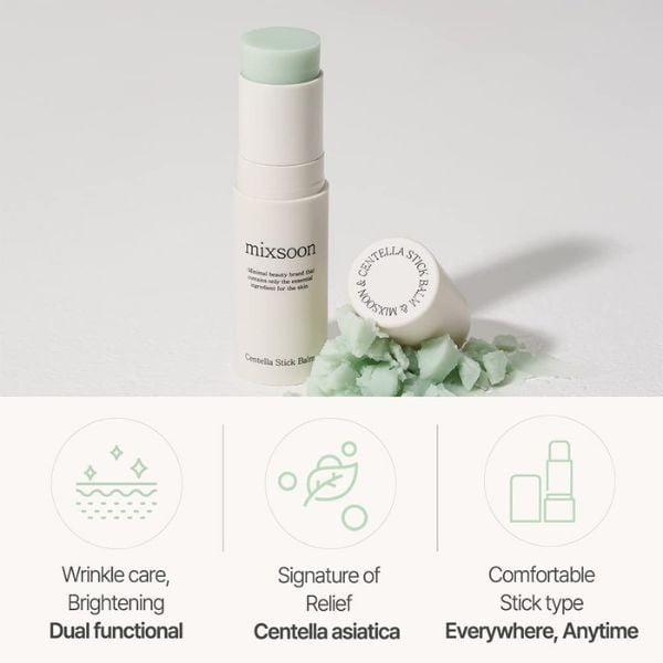 MIXSOON Centella Asiatica Stick Balm 11,5ml 4 MIXSOON Centella Asiatica Stick Balm 11,5ml - Stick balm viso