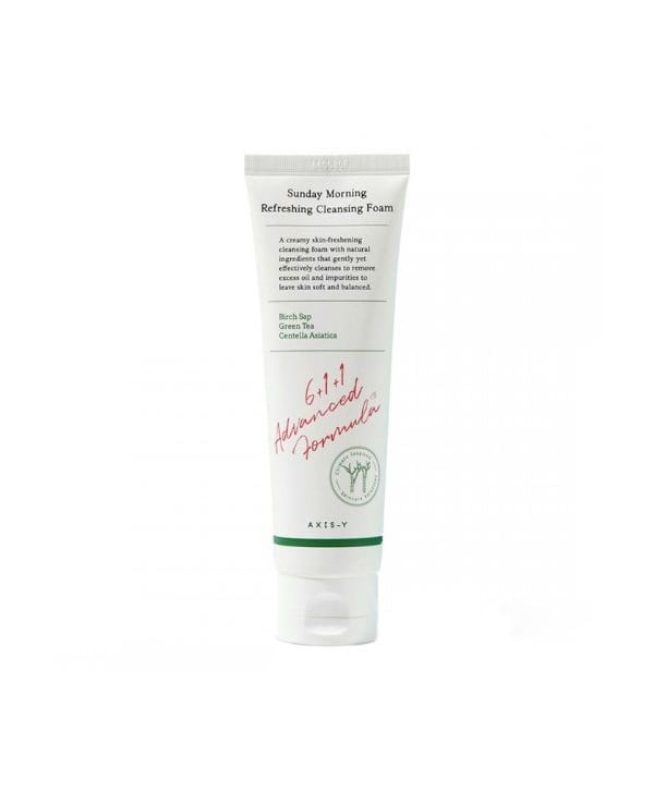 Cosmetici seboregolanti per pelli grasse e impure 3 axis y sunday morning refreshing cleansing foam 120ml