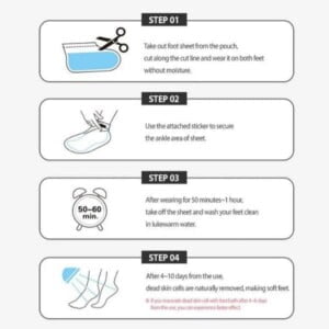 FRUDIA My Orchard Peach Foot Peeling Mask 40ml 4 FRUDIA My Orchard Peach Foot Peeling Mask 40ml - Peeling piedi
