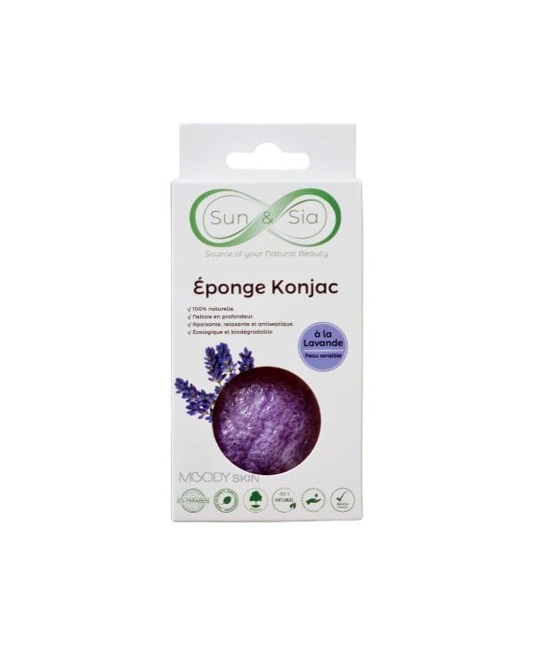 sun sia spugna konjac lavanda 1pc