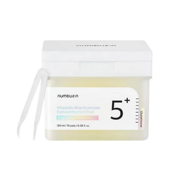 NUMBUZIN No.5 Vitamin-Niacinamide Concentrated Pad 70pcs 7 NUMBUZIN No.5 Vitamin-Niacinamide Concentrated Pad PACKAGING