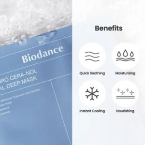 BIODANCE Hydro Cera-Nol Real Deep Mask 34g 10 BIODANCE Hydro Cera-Nol Real Deep Mask benefit