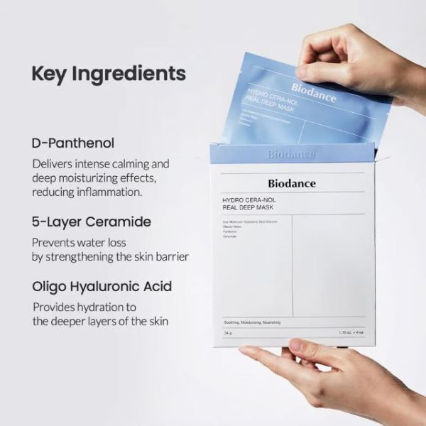 BIODANCE Hydro Cera-Nol Real Deep Mask 34g 3 BIODANCE Hydro Cera-Nol Real Deep Mask ingredients