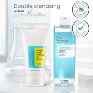 COSRX Low Ph Niacinamide Micellar Cleansing Water 100ml 9 COSRX Low Ph Niacinamide Micellar Cleansing Water double cleansing