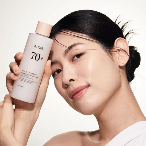 ANUA Rice 70 Glow Milky Toner 250ml 3 ANUA Rice 70 Glow Milky Toner finish