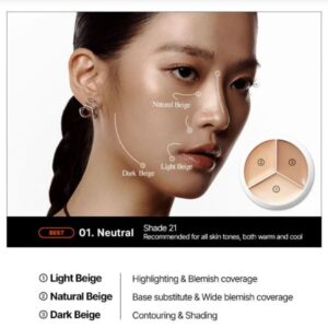 TFIT Cover Up Pro Concealer 01 Neutral color