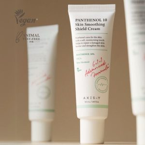 AXIS-Y Panthenol 10 Skin Smoothing Shield Cream texture vegan