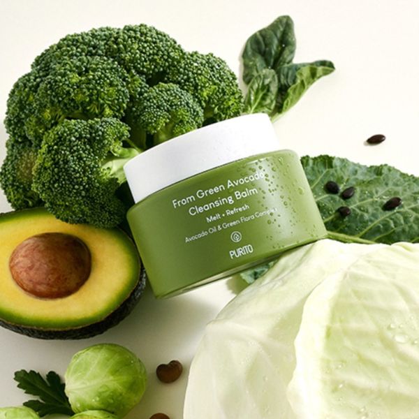 PURITO SEOUL From Green Avocado Cleansing Balm 100ml 3 PURITO SEOUL From Green Avocado Cleansing Balm texture image