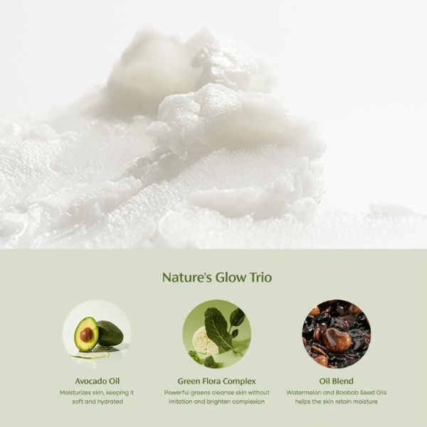 PURITO SEOUL From Green Avocado Cleansing Balm 100ml 6 PURITO SEOUL From Green Avocado Cleansing Balm texture image ingredients