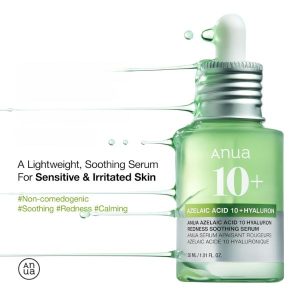 ANUA Azelaic Acid 10 Hyaluron Redness Soothing Serum for trouble skin