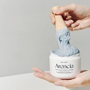 ARENCIA Fresh Blue Hyssop Rice Mochi Cleanser 120g 8 ARENCIA Fresh Blue Hyssop Rice Mochi Cleanser texture 3