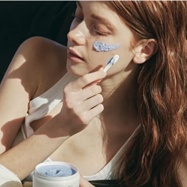 ARENCIA Fresh Blue Hyssop Rice Mochi Cleanser 120g 3 ARENCIA Fresh Blue Hyssop Rice Mochi Cleanser texture 4